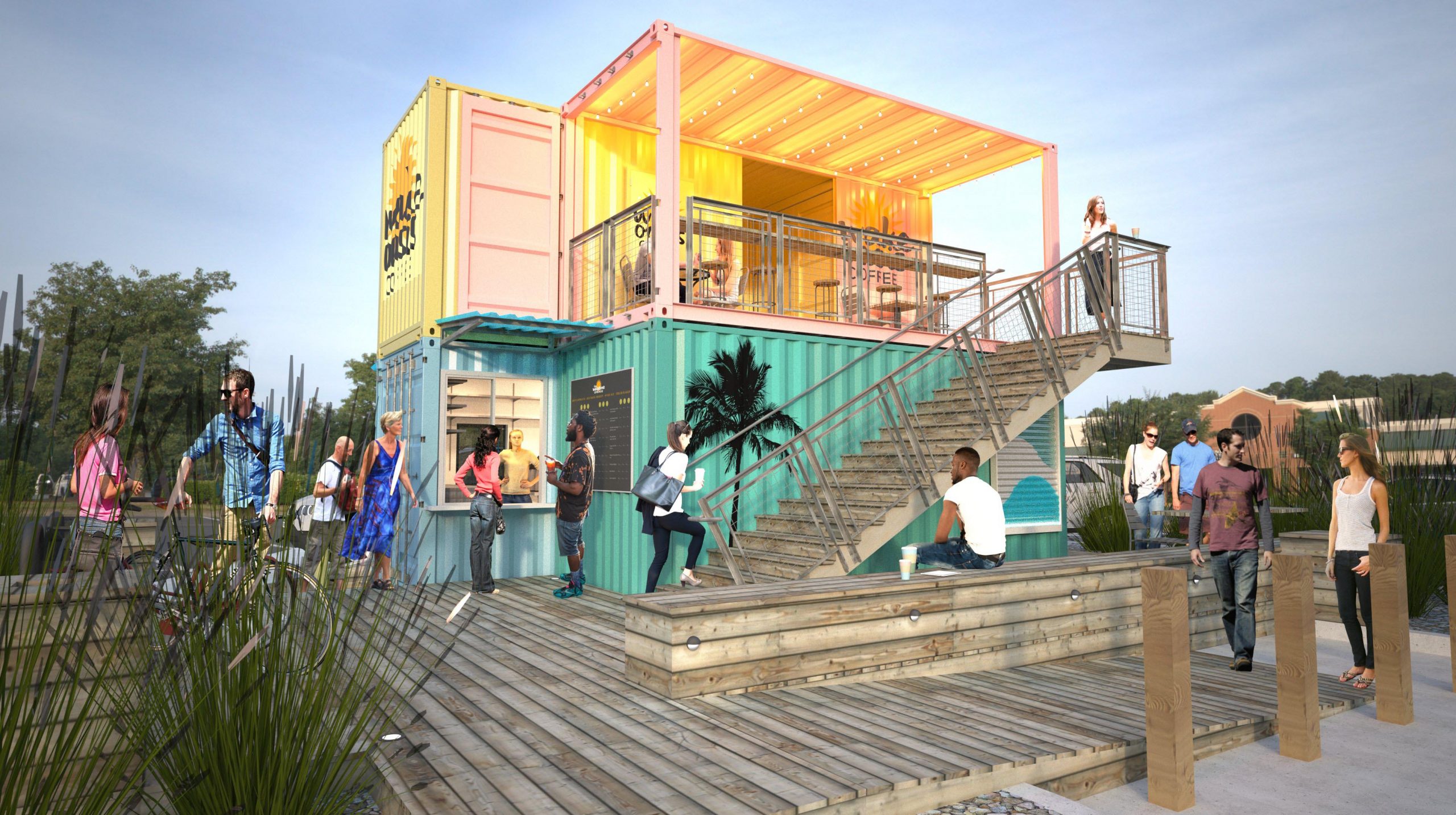 Cargotecture Coffee Shop